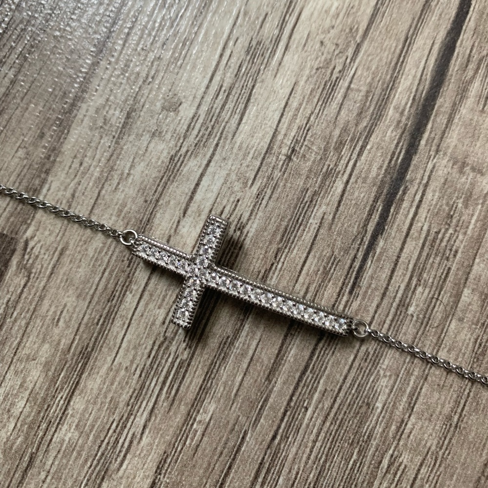 Gorgeous never worn cross bracelet